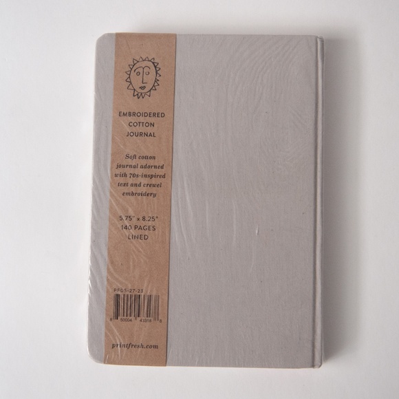 Print Fresh Cotton Embroidered Journal - Picture 2 of 7